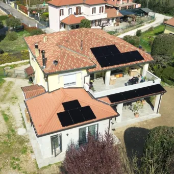 Impianto fotovoltaico a Montegrotto Terme - marzo 2025