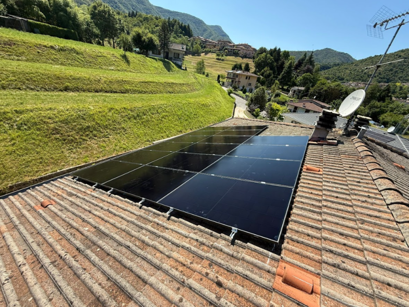 Impianto Fotovoltaico a Vallio Terme (BS)