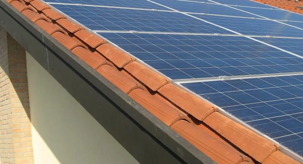 Impianto fotovoltaico totalmente integrato