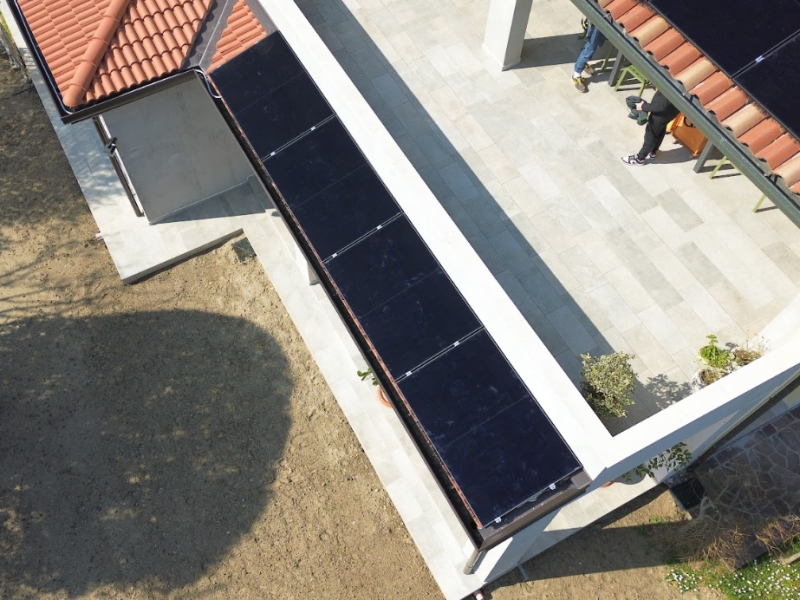 Impianto fotovoltaico a Montegrotto Terme - marzo 2025