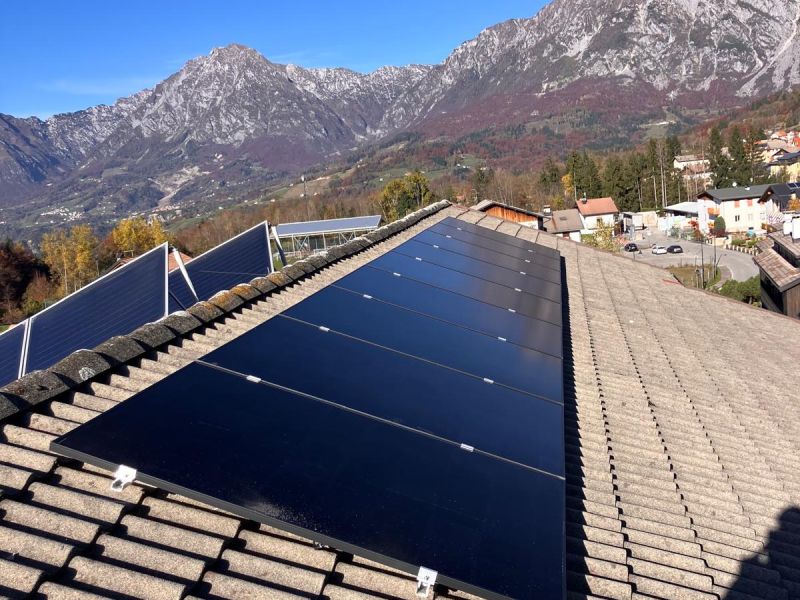Impianto fotovoltaico a Belluno