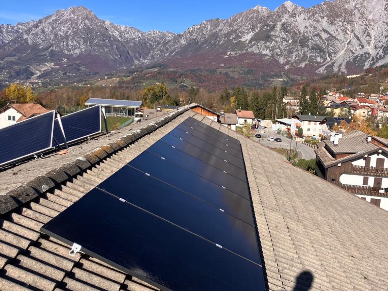Impianto fotovoltaico a Belluno
