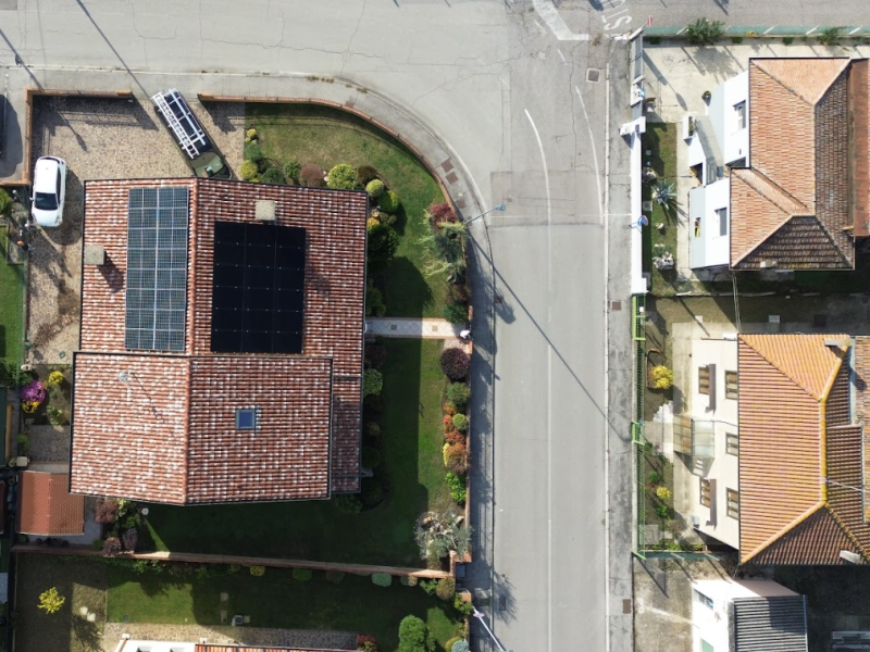 Aumento impianto esistente a Frassinelle Polesine